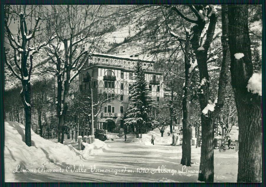 Cuneo Limone Piemonte Nevicata ABRASA Foto FG cartolina MZ0133 – fronte