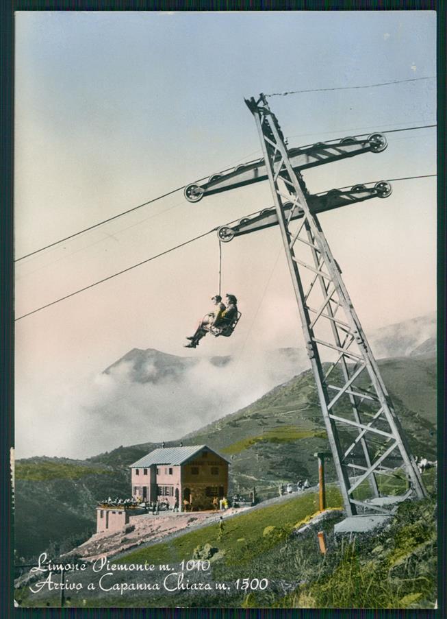 Cuneo Limone Piemonte Capanna Chiara Seggiovia Foto FG cartolina MZ0148 – fronte