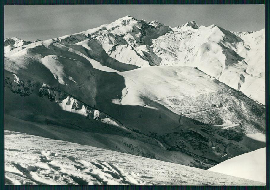 Cuneo Limone Piemonte Nevicata Confine Foto FG cartolina MZ0167 – fronte