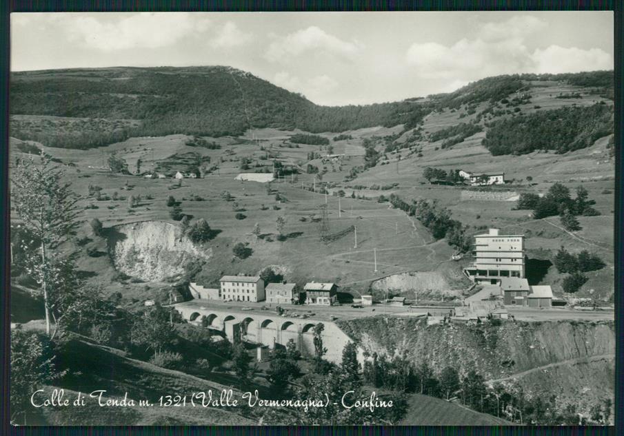 Cuneo Limone Piemonte Colle di Tenda Salui da Foto FG cartolina MZ0185 – fronte