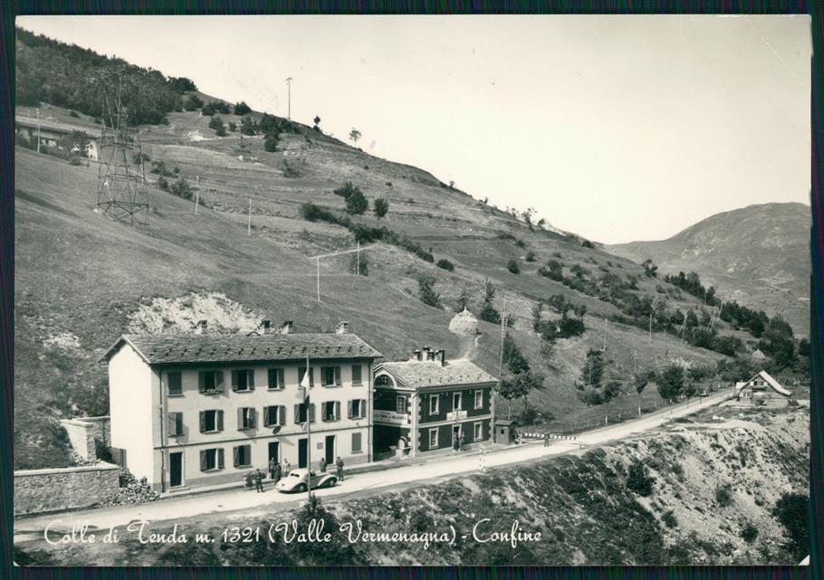Cuneo Limone Piemonte Colle di Tenda Confine PIEGA Foto FG cartolina MZ0188 – fronte
