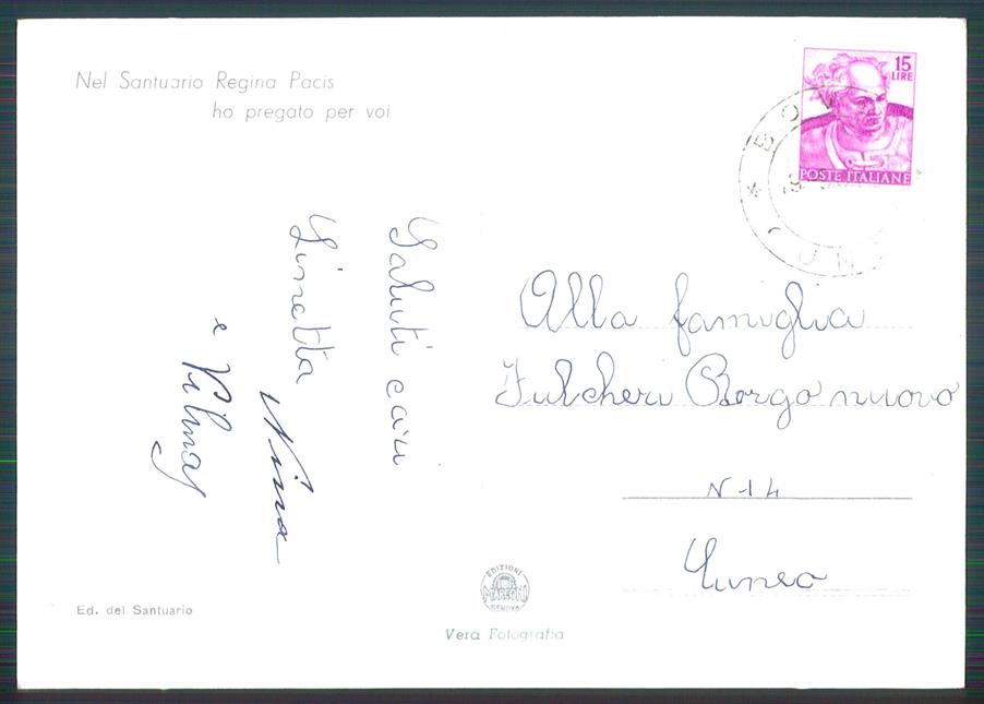 Cuneo Boves Fontanelle di Santuario Foto FG cartolina MZ0221 – retro