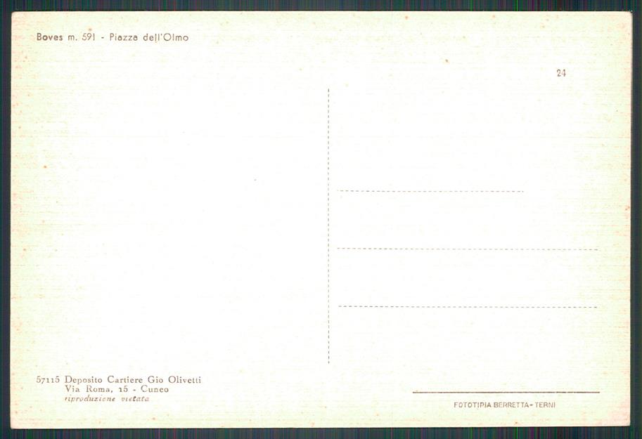 Cuneo Boves FG cartolina MZ0228 – retro