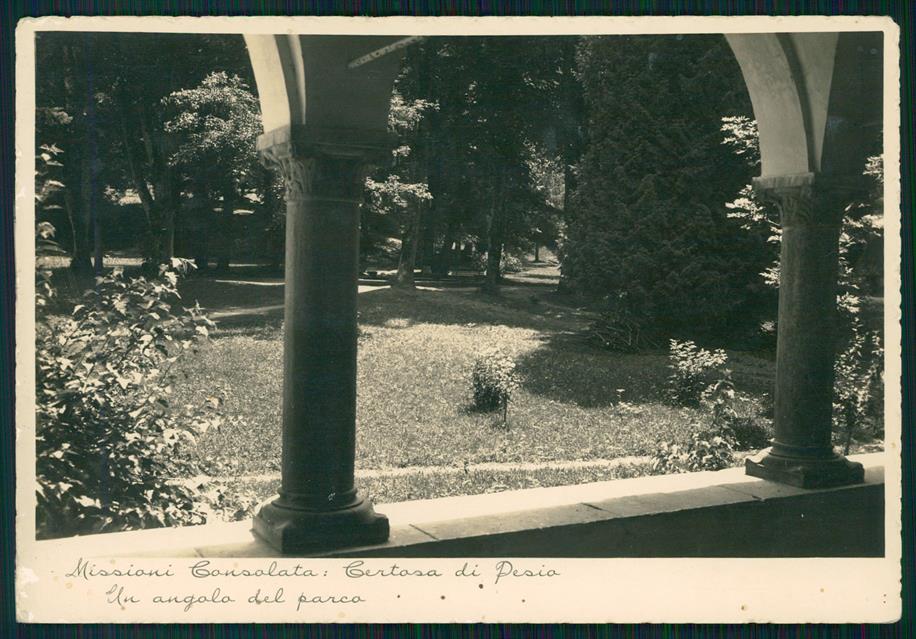 Cuneo Chiusa di Pesio Certosa di Missioni Consolata Foto FG cartolina MZ0268 – fronte