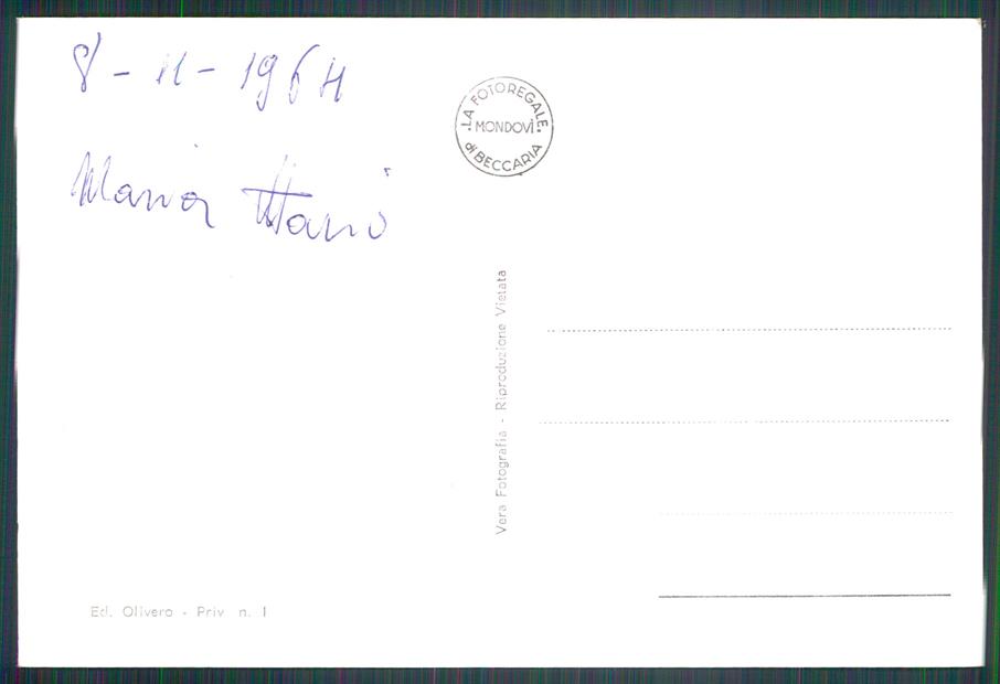 Cuneo Chiusa di Pesio Piano delle Gorre Foto FG cartolina MZ0275 – retro
