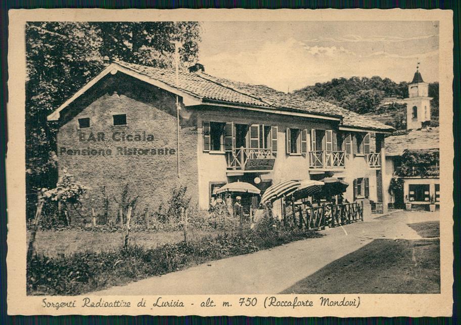 Cuneo Roccaforte Mondovì Lurisia Sorgenti PIEGA FG cartolina MZ0285 – fronte