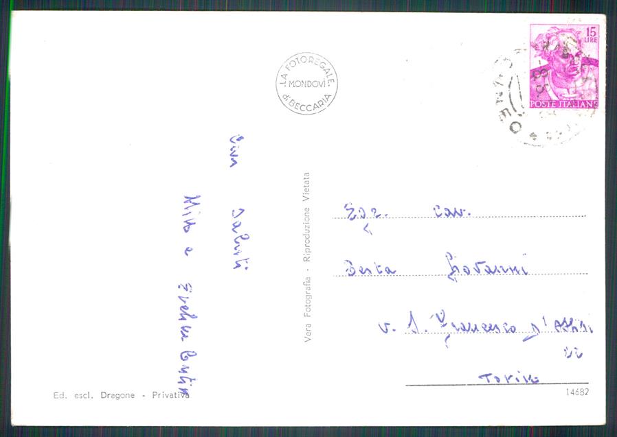 Cuneo Frabosa Sottana San Giacomo Foto FG cartolina MZ0297 – retro