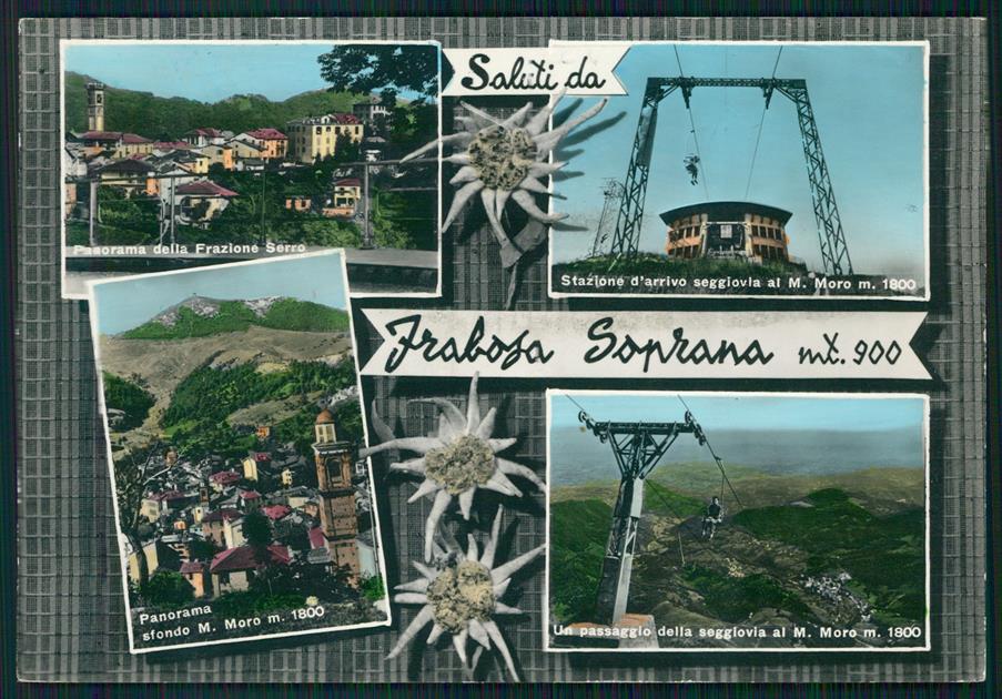 Cuneo Frabosa Sottana Saluti da Foto FG cartolina MZ0298 – fronte