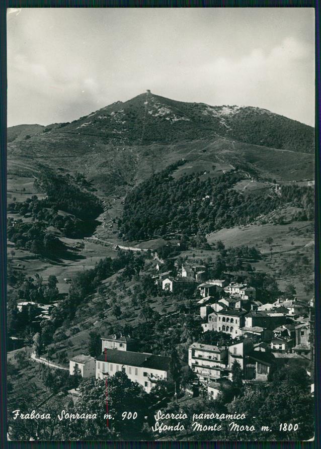 Cuneo Frabosa Sottana Monte Moro Foto FG cartolina MZ0300 – fronte