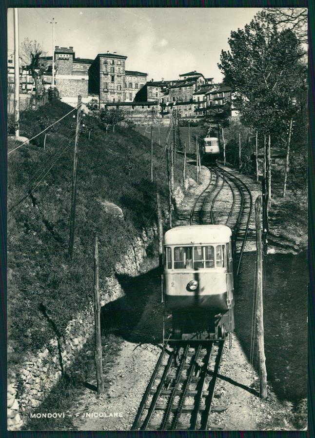 Cuneo Mondovì Funicolare Foto FG cartolina MZ0338 – fronte