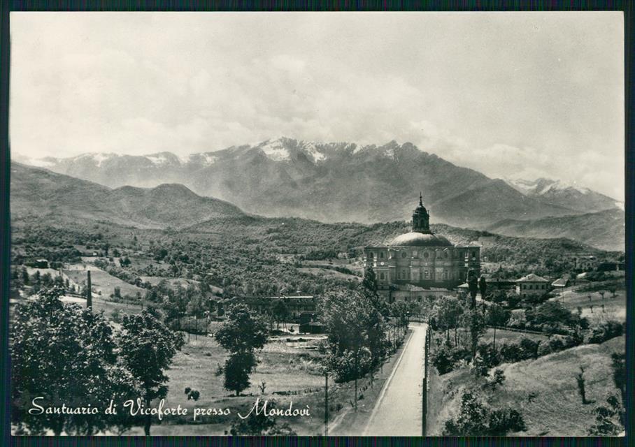 Cuneo Vicoforte Santuario Foto FG cartolina MZ0346 – fronte