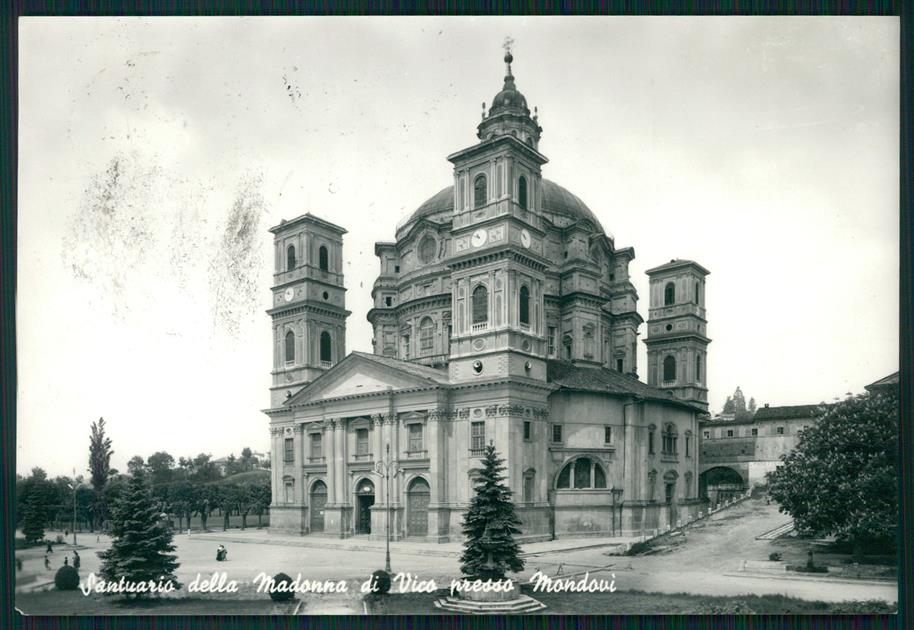 Cuneo Vicoforte Santuario Foto FG cartolina MZ0347 – fronte