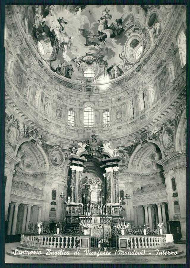 Cuneo Vicoforte Santuario ABRASA Foto FG cartolina MZ0350 – fronte
