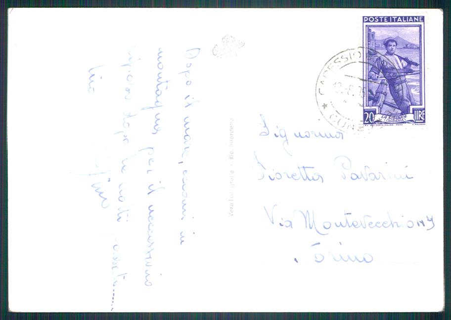 Cuneo Garessio Foto FG cartolina MZ0356 – retro