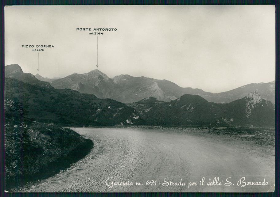 Cuneo Garessio Strada del San Bernardo Foto FG cartolina MZ0358 – fronte