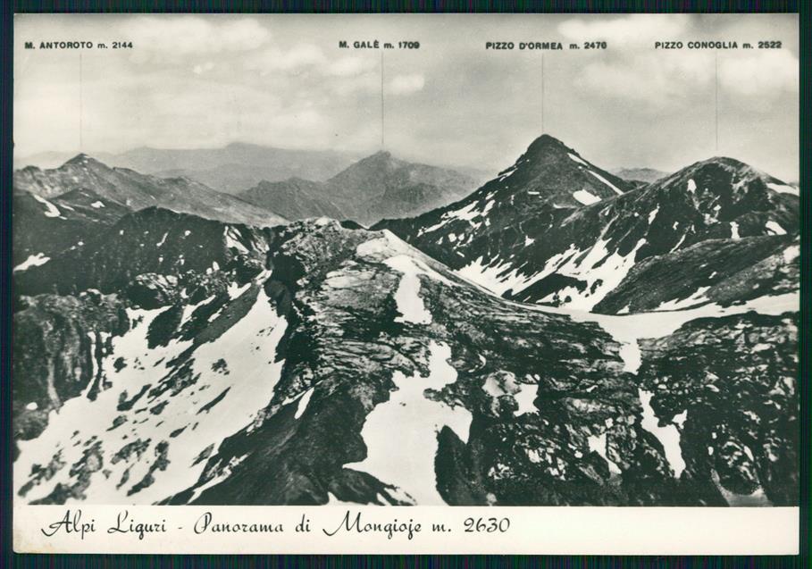 Cuneo Ormea Mongioje Alpi Liguri Foto FG cartolina MZ0367 – fronte