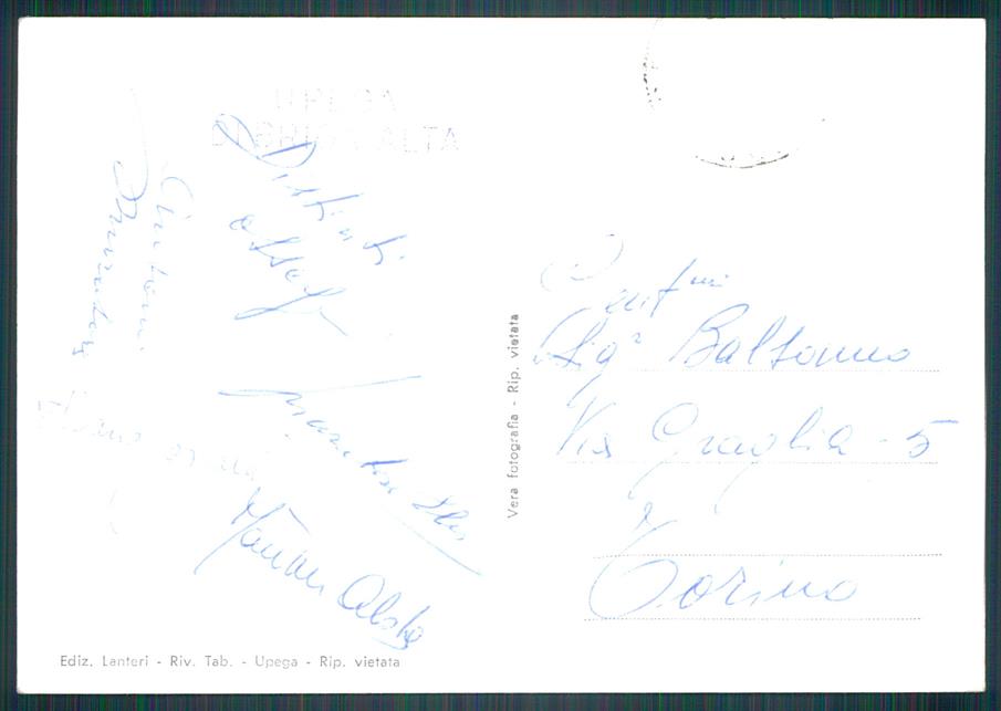 Cuneo Briga Upega Stelle Alpine Foto FG cartolina MZ0377 – retro