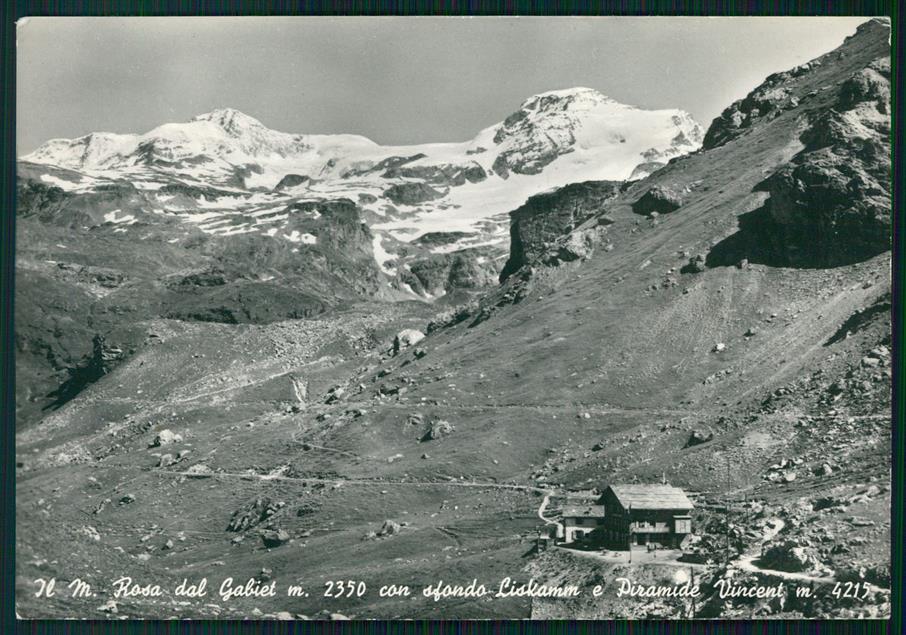 Aosta Gabiet Monte Rosa Foto FG cartolina MZ0389 – fronte