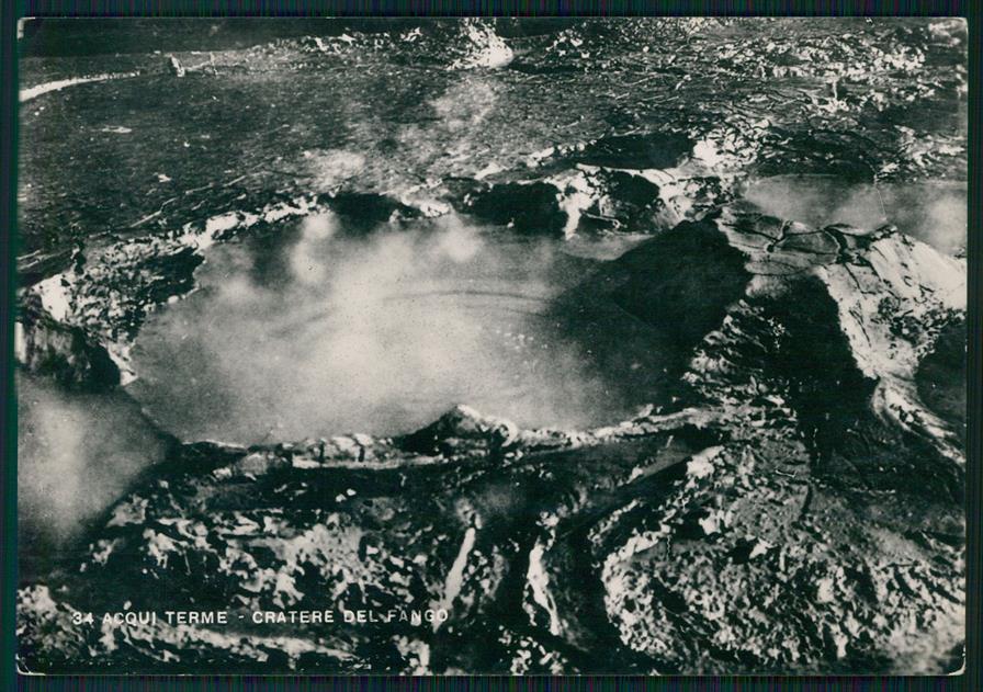 Alessandria Acqui Terme Cratere del Fango Foto FG cartolina MZ0399 – fronte