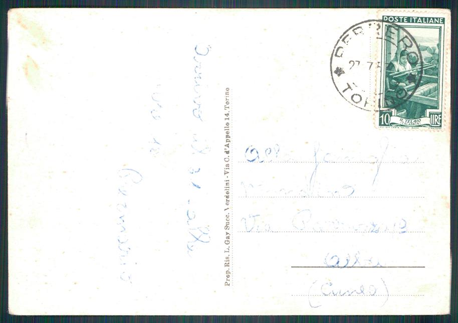 Torino Perrero Costumi FG cartolina MZ0400 – retro