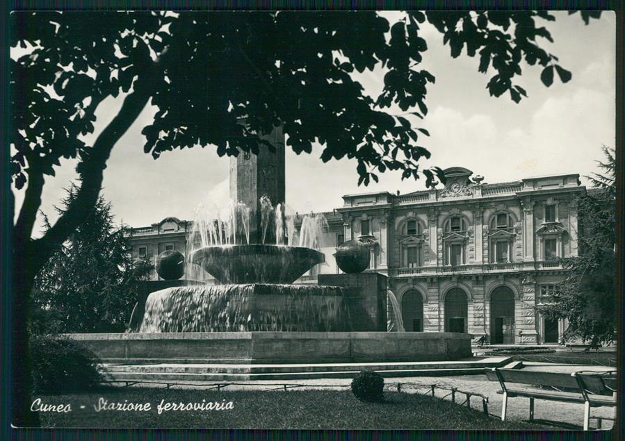 Cuneo città Stazione Foto FG cartolina MZ0411 – fronte