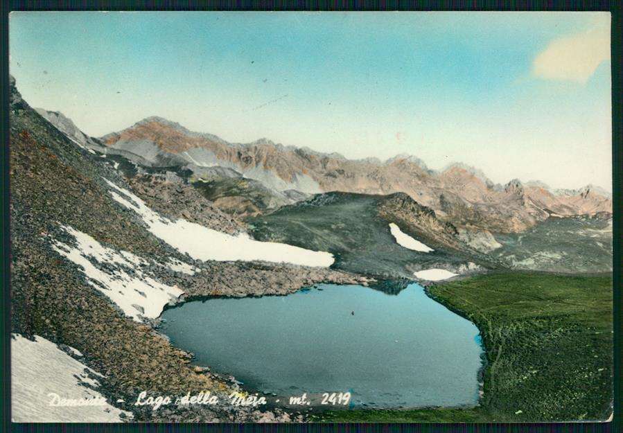 Cuneo Demonte Lago della Meja Foto FG cartolina MZ0413 – fronte