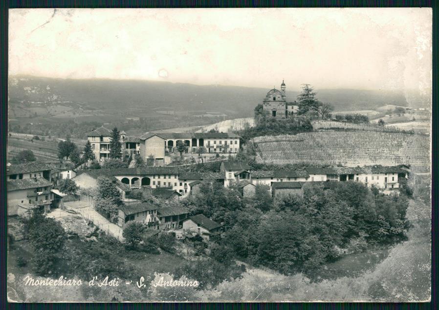 Asti Montechiaro d'Asti Sant'Antonio ABRASA Foto FG cartolina MZ0423 – fronte
