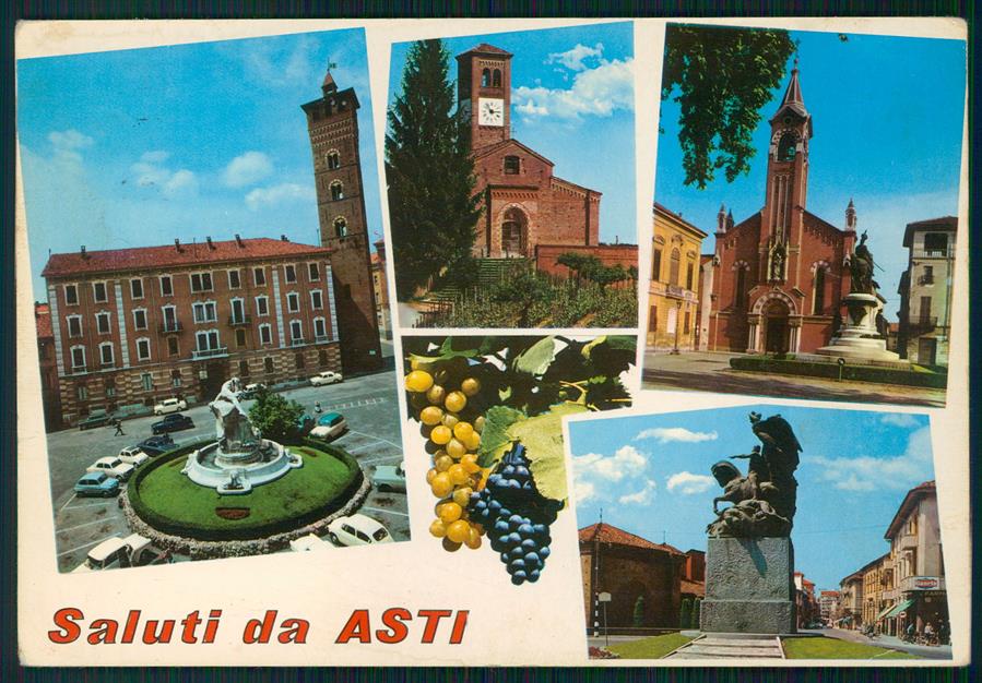 Asti città ABRASA FG cartolina MZ0433 – fronte
