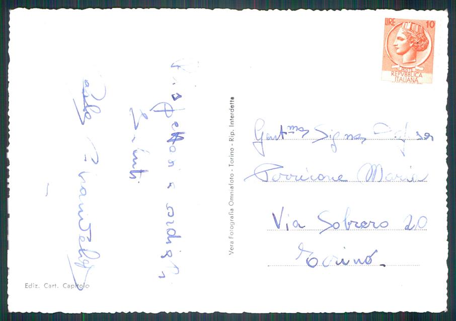 Torino Bardonecchia Mélezet Foto FG cartolina MZ0469 – retro