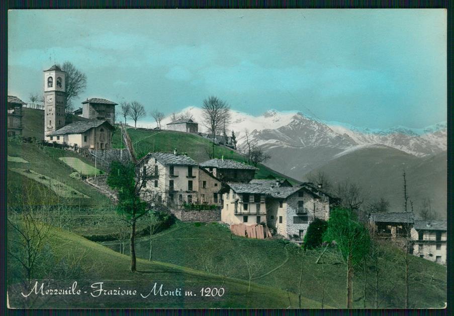 Torino Mezzenile Monti Foto FG cartolina MZ0475 – fronte