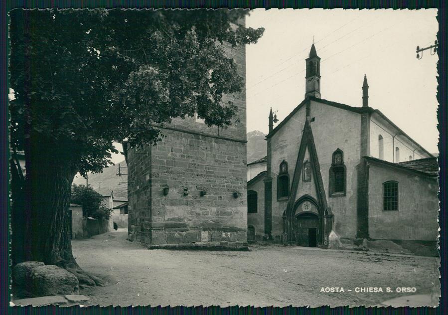 Aosta città Foto FG cartolina MZ0478 – fronte