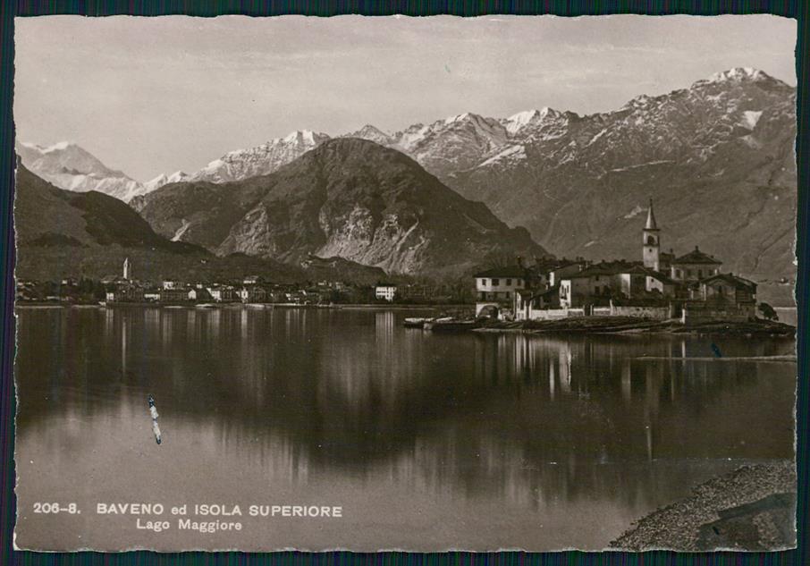 Verbania Baveno Lago Maggiore Isola Superiore Foto FG cartolina MZ0494 – fronte