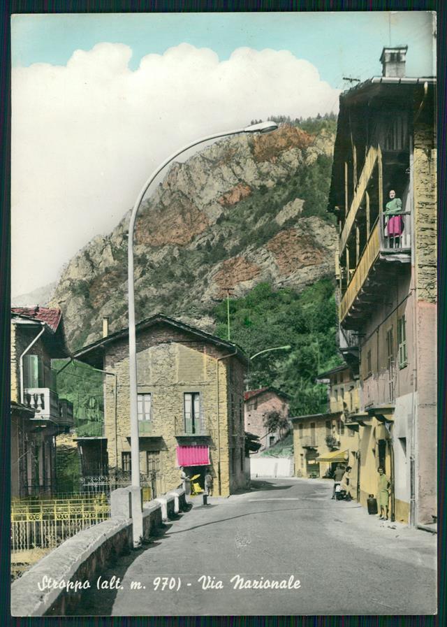 Cuneo Stroppo Foto FG cartolina MZ0513 – fronte