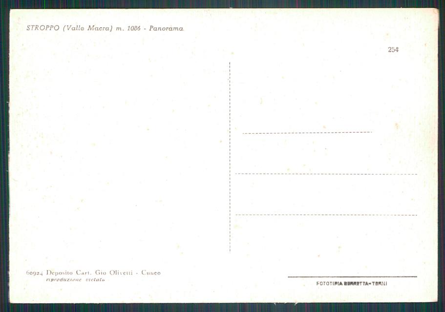 Cuneo Stroppo FG cartolina MZ0514 – retro