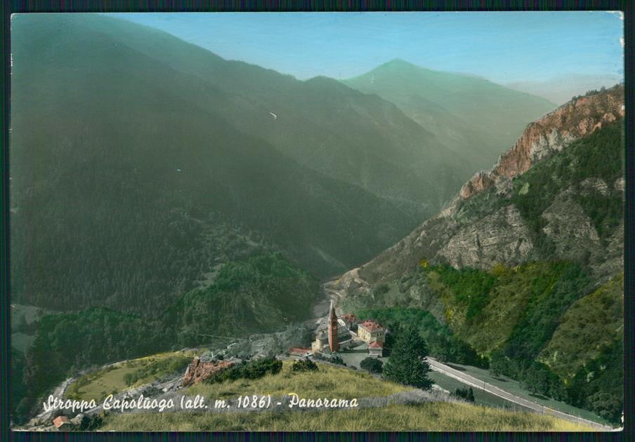 Cuneo Stroppo Capoluogo Foto FG cartolina MZ0517 – fronte