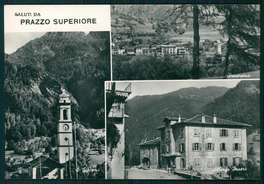 Cuneo Prazzo Superiore Saluti da ABRASA Foto FG cartolina MZ0523 – fronte