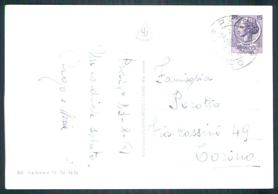 Cuneo Prazzo Superiore Foto FG cartolina MZ0525 – retro