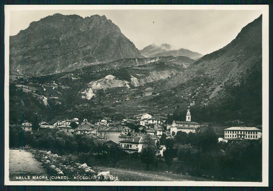 Cuneo Acceglio COLLA Foto FG cartolina MZ0534 – fronte