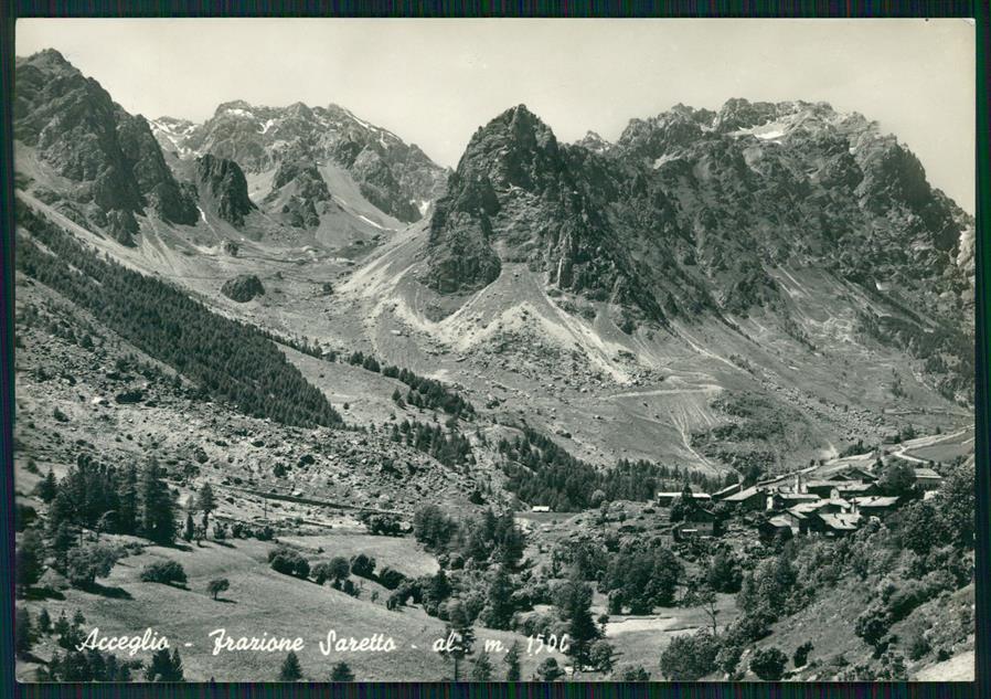 Cuneo Acceglio Saretto Foto FG cartolina MZ0547 – fronte