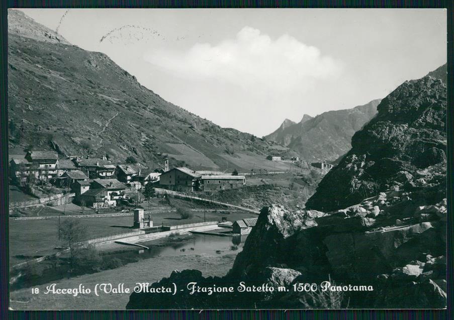 Cuneo Acceglio Saretto Foto FG cartolina MZ0548 – fronte