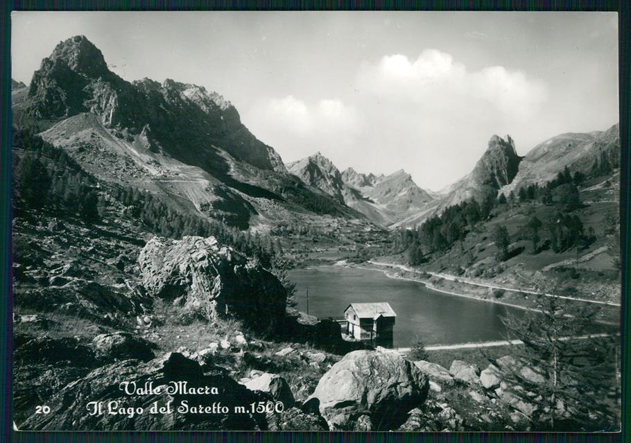 Cuneo Acceglio Saretto Lago di Foto FG cartolina MZ0549 – fronte