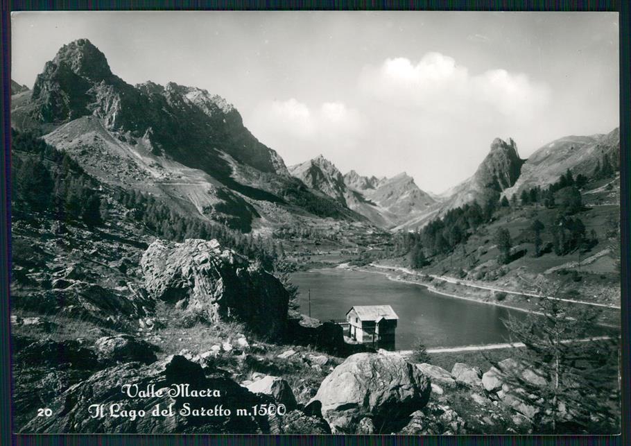 Cuneo Acceglio Saretto Lago di Foto FG cartolina MZ0550 – fronte