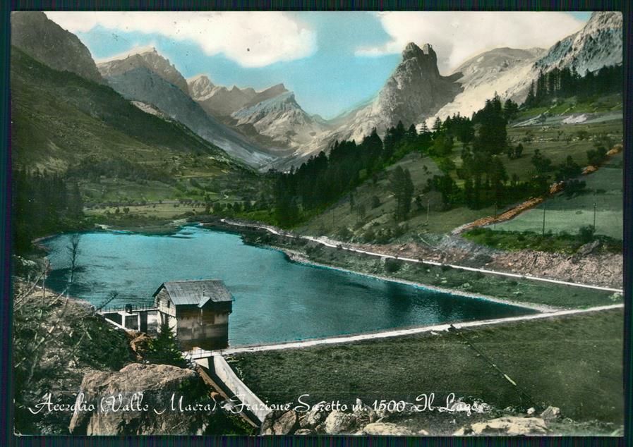 Cuneo Acceglio Saretto Lago di Foto FG cartolina MZ0551 – fronte