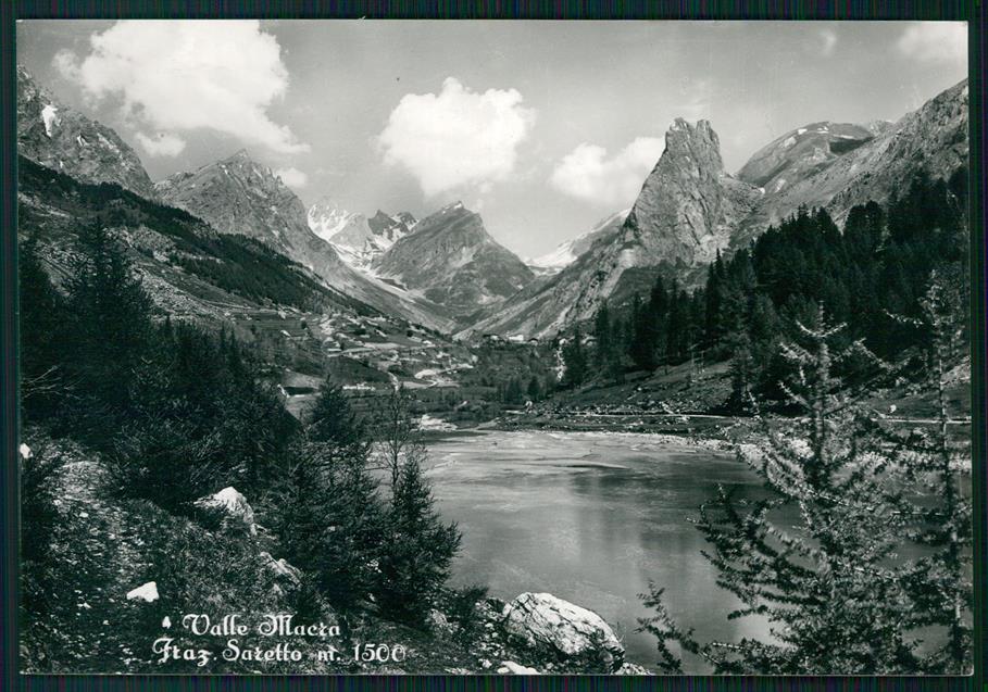 Cuneo Acceglio Saretto Lago di Foto FG cartolina MZ0552 – fronte