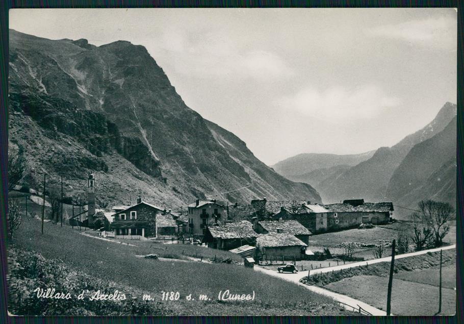 Cuneo Acceglio Villaro di Foto FG cartolina MZ0555 – fronte