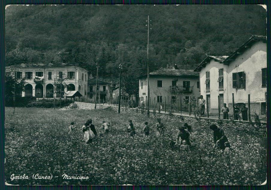 Cuneo Gaiola Municipio ABRASA PIEGHINA Foto FG cartolina MZ0574 – fronte