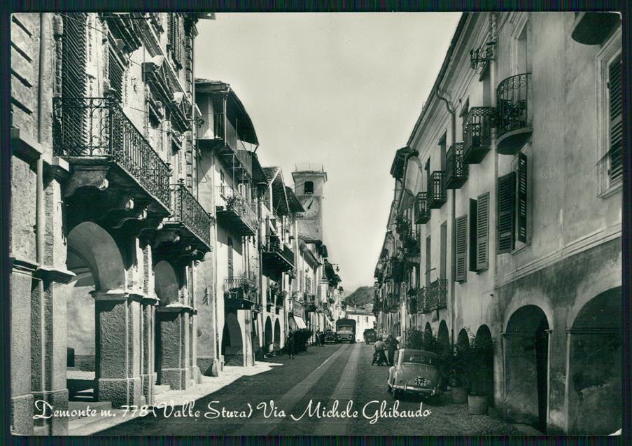 Cuneo Demonte Auto Foto FG cartolina MZ0591 – fronte
