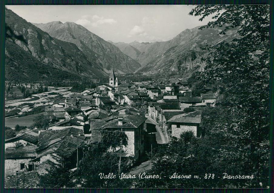 Cuneo Aisone Foto FG cartolina MZ0597 – fronte