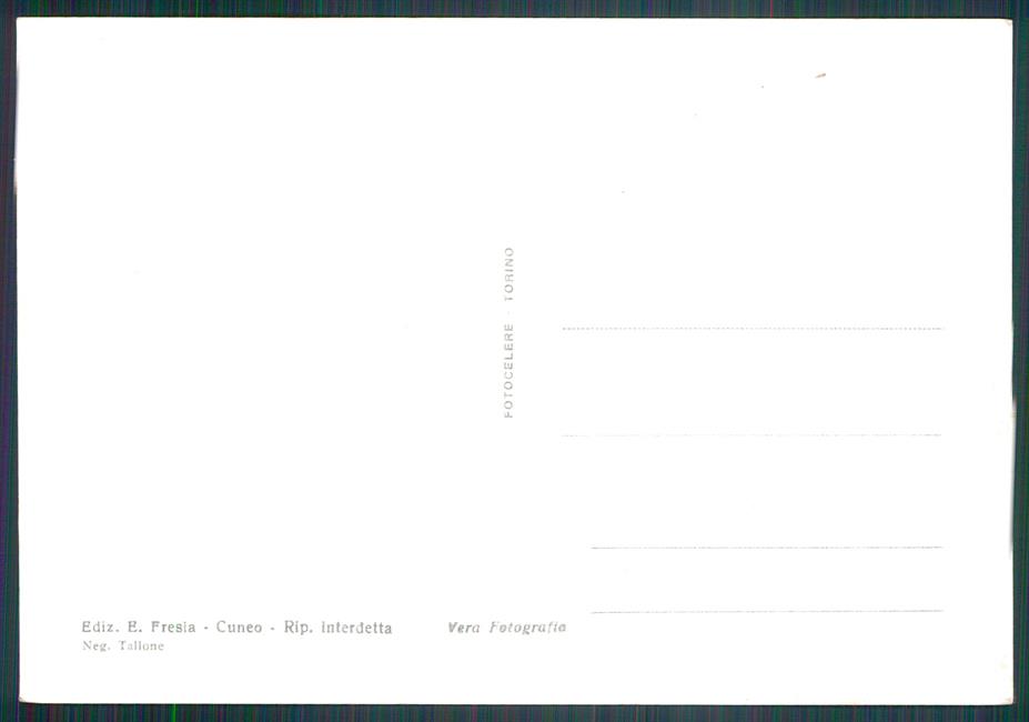 Cuneo Vinadio Foto FG cartolina MZ0603 – retro