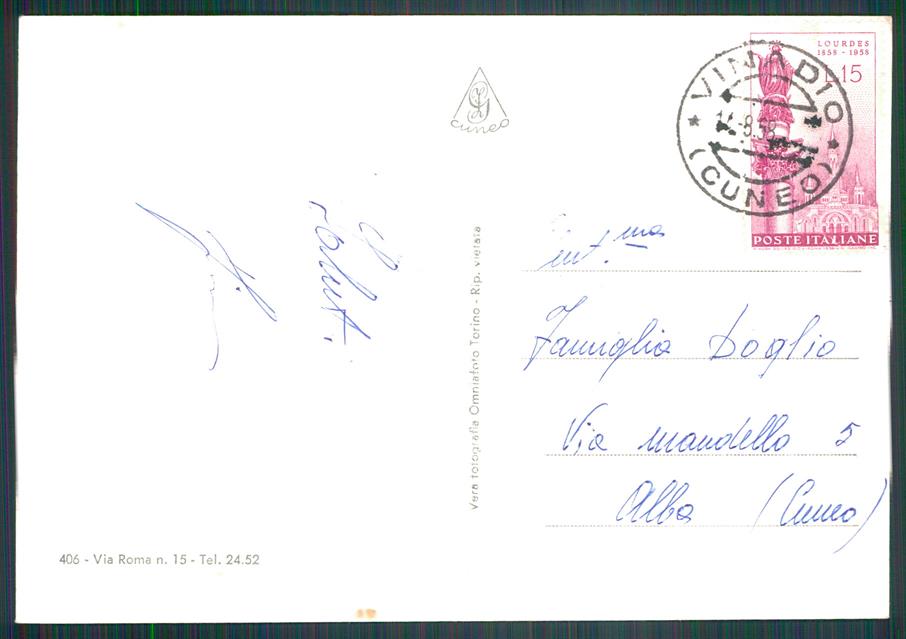 Cuneo Vinadio Porta Neraisa Foto FG cartolina MZ0606 – retro